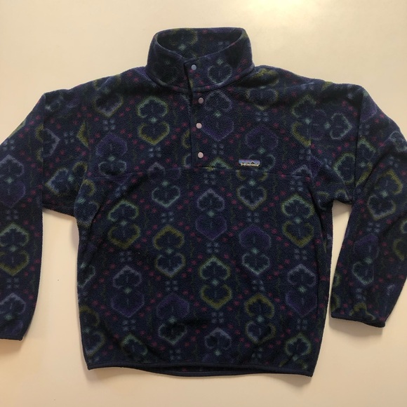RARE 1990s Vintage Patagonia Synchilla Fleece Pullover Small Excellent Condition - Picture 8 of 12